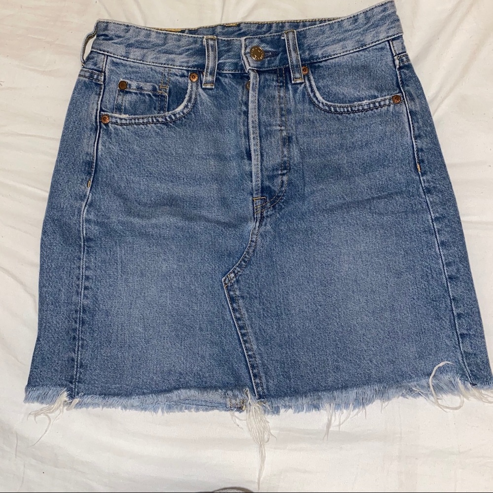 H&M Blue Jean Skirt